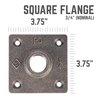 Stz Industries Pipe Decor Malleable Iron Flange 3/4 in. 366 SQFL-34-2